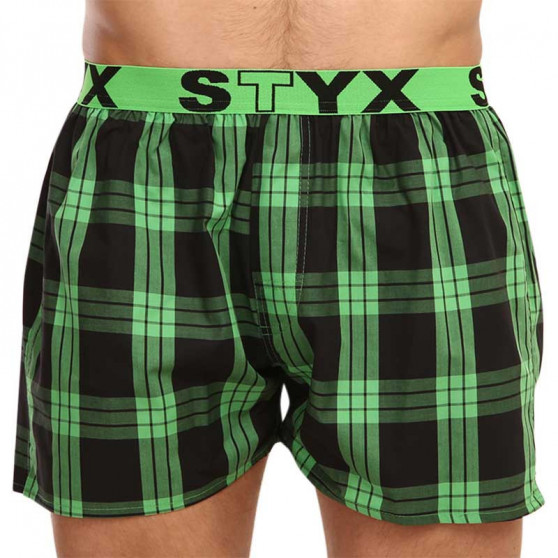 10PACK Calzones de hombre Styx goma clásica (B911234567890)