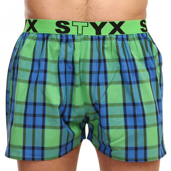 10PACK Calzones de hombre Styx goma clásica (B911234567890)