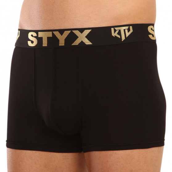 Boxers para hombre Styx / KTV sports caucho negro - caucho negro (GTC960)