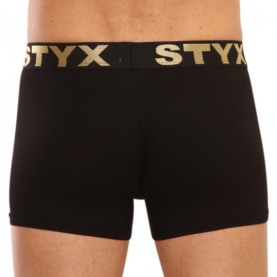 Boxers para hombre Styx / KTV sports caucho negro - caucho negro (GTC960)