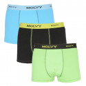 3PACK Boxers para hombre Molvy multicolor (MP-10353637-BEU)