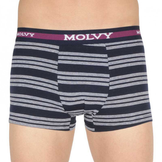 3PACK Boxers para hombre Molvy multicolor (MP-10303132-BEU)