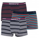 3PACK Boxers para hombre Molvy multicolor (MP-10303132-BEU)