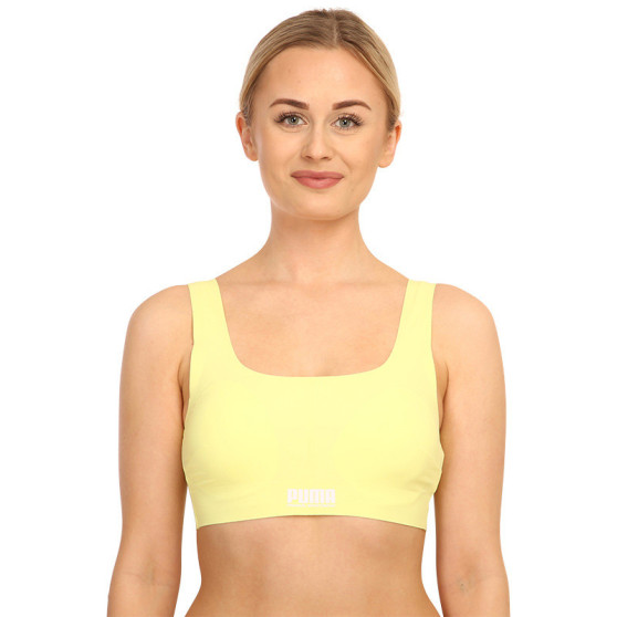 Sujetador deportivo de mujer Puma amarillo (100001239 002)