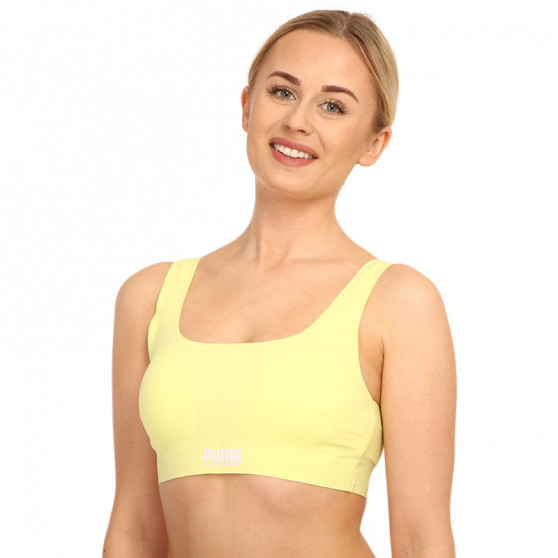 Sujetador deportivo de mujer Puma amarillo (100001239 002)