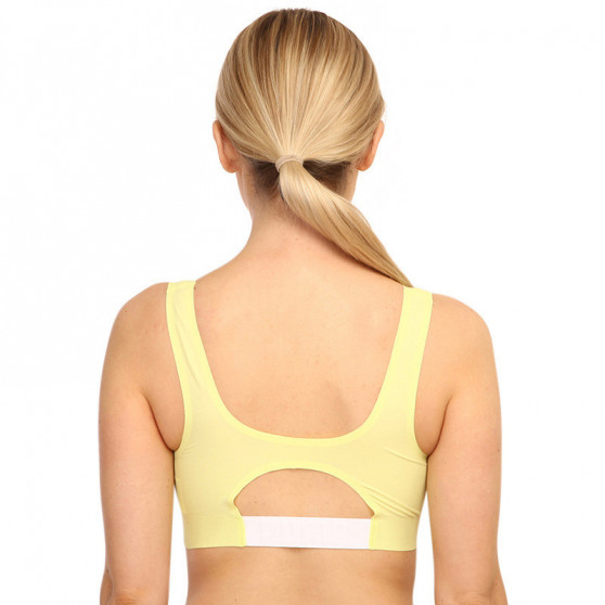 Sujetador deportivo de mujer Puma amarillo (100001239 002)