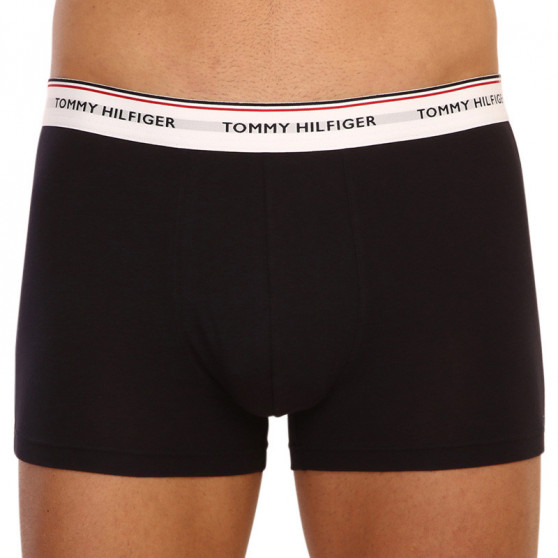 3PACK Boxers para hombre Tommy Hilfiger azul oscuro (UM0UM01642 0S7)