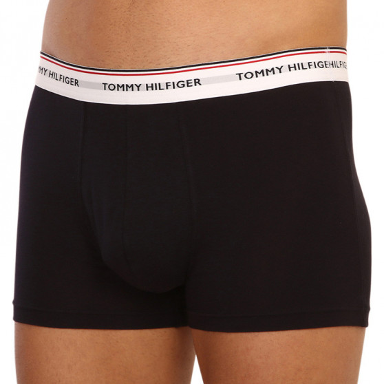 3PACK Boxers para hombre Tommy Hilfiger azul oscuro (UM0UM01642 0S7)