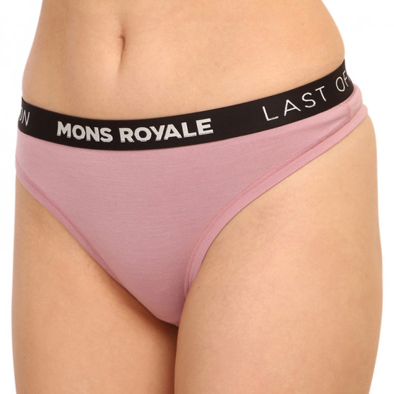 Tanga de mujer Mons Royale merino rosa (100311-1015-393)