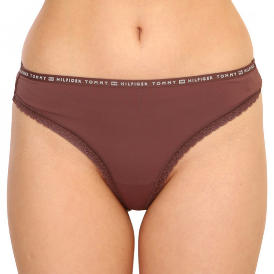 3PACK tanga de mujer Tommy Hilfiger multicolor (UW0UW02824 0XX)