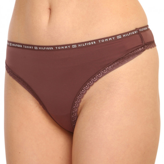 3PACK tanga de mujer Tommy Hilfiger multicolor (UW0UW02824 0XX)