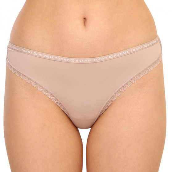 3PACK tanga de mujer Tommy Hilfiger multicolor (UW0UW02824 0XY)