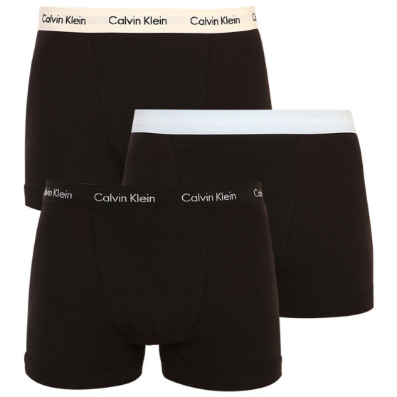 3PACK Boxers para hombre Calvin Klein negro (U2662G-1UV)