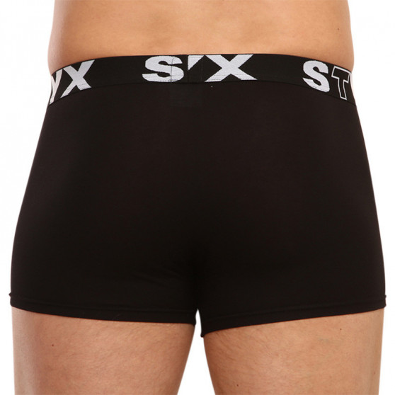 3PACK Boxers para hombre Styx goma deportiva negro (G9606060)