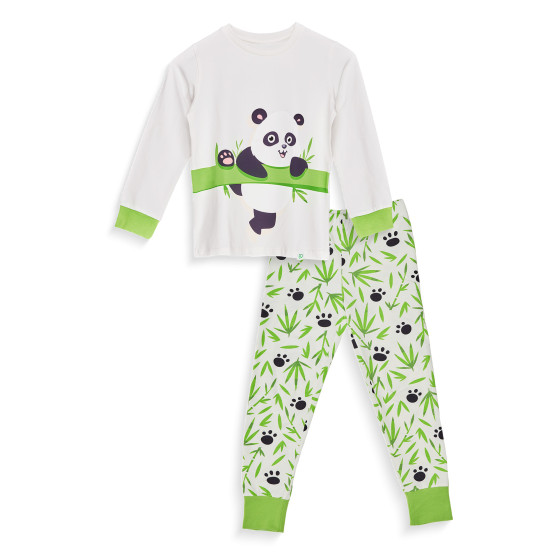 Alegre pijama infantil Dedoles Panda y bambú (D-K-SW-KP-C-C-1443)