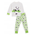 Alegre pijama infantil Dedoles Panda y bambú (D-K-SW-KP-C-C-1443)