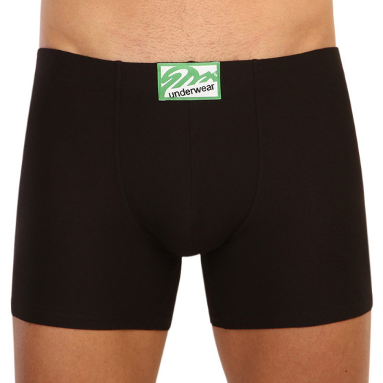 Boxers para hombre Styx largo clásico elástico negro (F962)