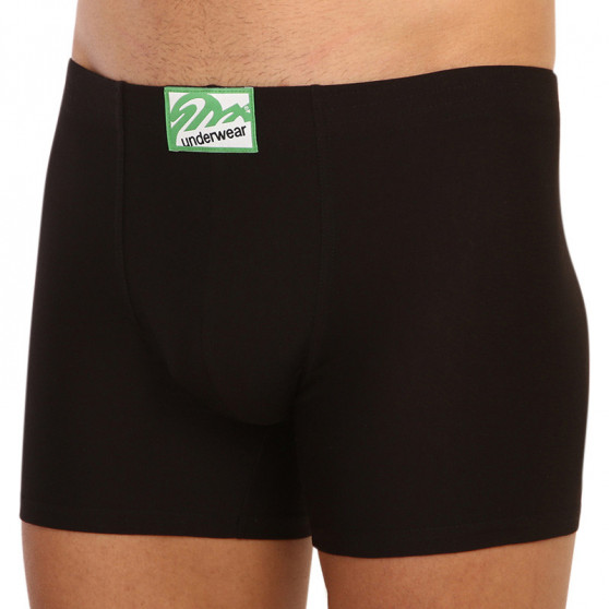 Boxers para hombre Styx largo clásico elástico negro (F962)