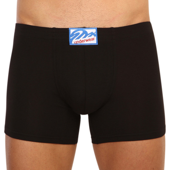 Boxers para hombre Styx largo clásico elástico negro (F961)