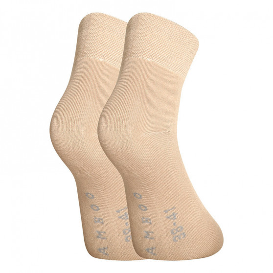 Calcetines Gino bambú beige (82004)