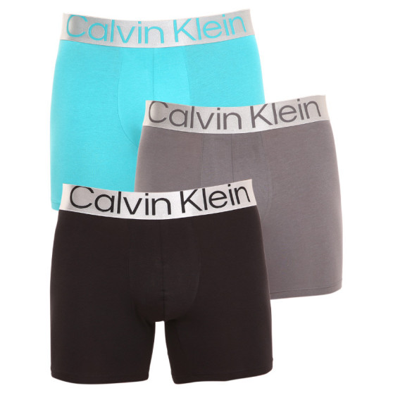 3PACK Boxers para hombre Calvin Klein multicolor (NB3131A-13C)