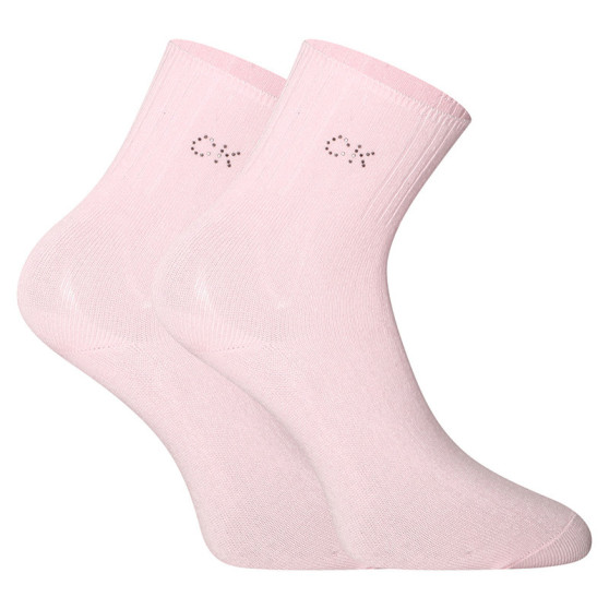 Calcetines de mujer Calvin Klein rosa (701218781 003)