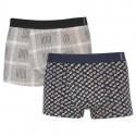 2PACK Boxers para hombre Molvy multicolor (2MP-2833-BEU)