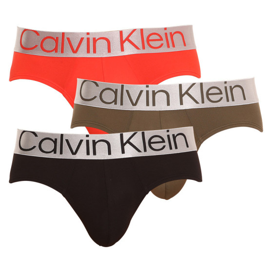 3PACK calzoncillos para hombre Calvin Klein multicolor (NB3073A-13B)