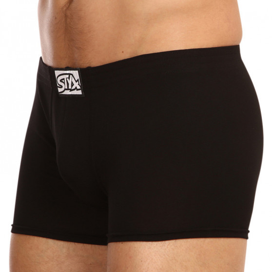 3PACK Boxers para hombre Styx classic elastic negro (Q9606060)