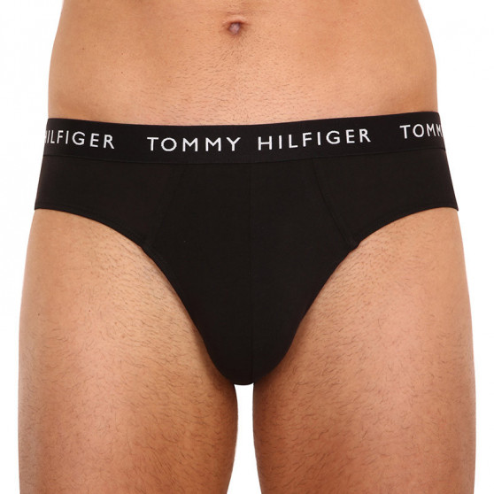 3PACK calzoncillos para hombre Tommy Hilfiger negro (UM0UM02206 0TE)