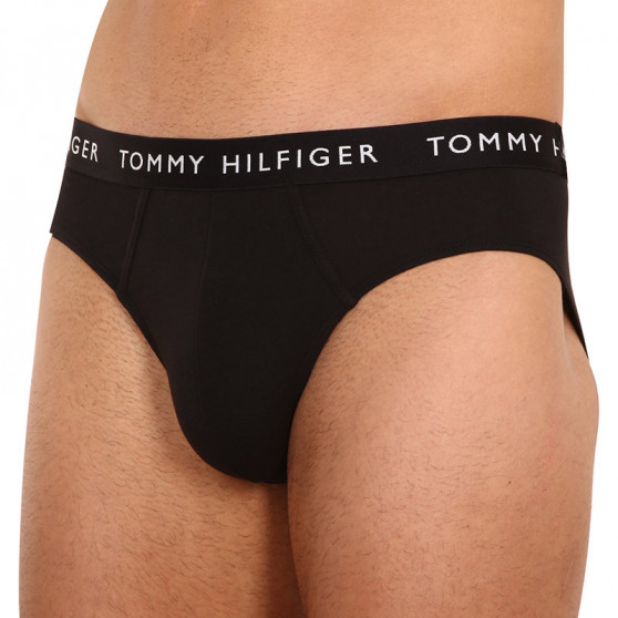 3PACK calzoncillos para hombre Tommy Hilfiger negro (UM0UM02206 0TE)