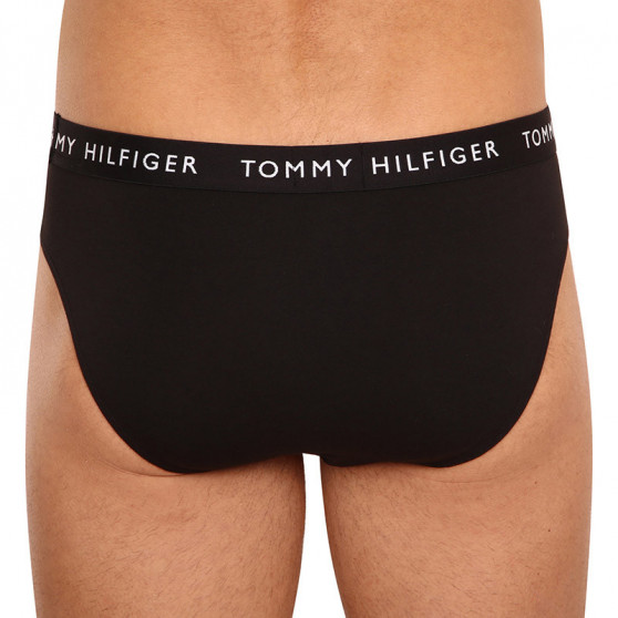 3PACK calzoncillos para hombre Tommy Hilfiger negro (UM0UM02206 0TE)