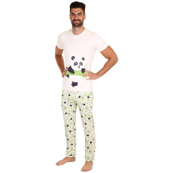 Alegre pijama de hombre Dedoles Panda y bambú (D-M-SW-MP-C-C-1443)