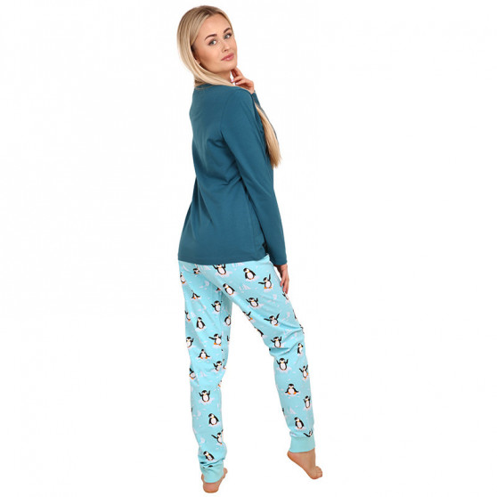 Alegre pijama de mujer Dedoles Pingüino sobre hielo (D-W-SW-WP-C-C-1450)