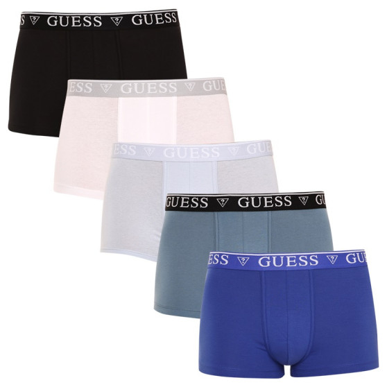 5PACK Boxers para hombre Guess multicolor (U94G16K6YW1-F7ML)