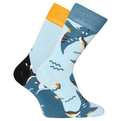 Alegres calcetines de bambú Dedoles Ice bird (D-U-SC-RS-C-B-1552)