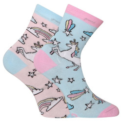 Calcetines bebé feliz Dedoles Unicornio arco iris (GMKS204)