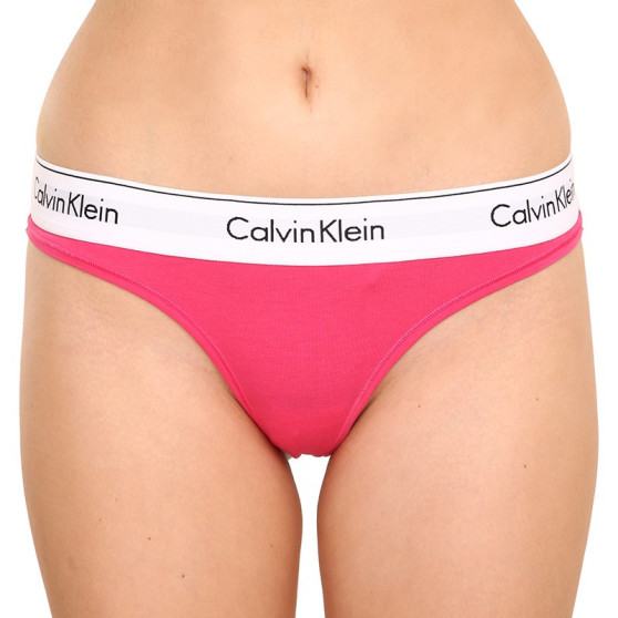 Tanga de mujer Calvin Klein rosa (F3786E-VGY)