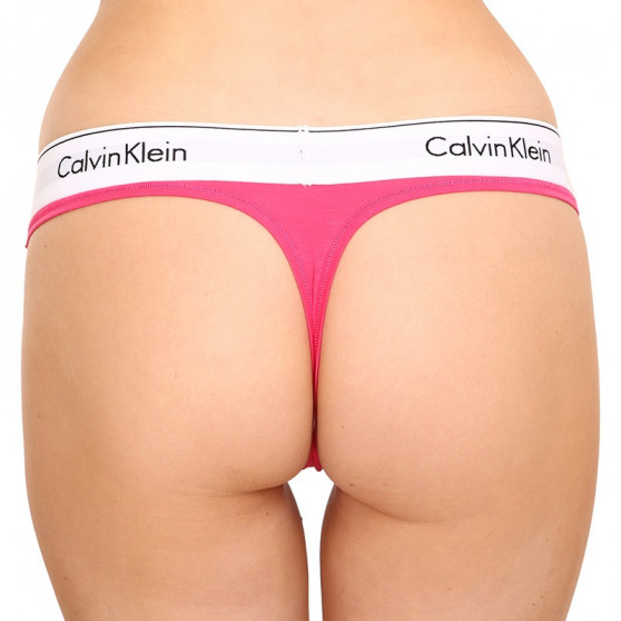 Tanga de mujer Calvin Klein rosa (F3786E-VGY)