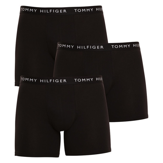 3PACK Boxers para hombre Tommy Hilfiger negro (UM0UM02204 0TE)