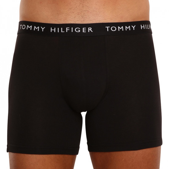 3PACK Boxers para hombre Tommy Hilfiger negro (UM0UM02204 0TE)