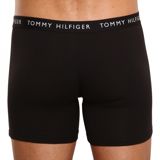 3PACK Boxers para hombre Tommy Hilfiger negro (UM0UM02204 0TE)