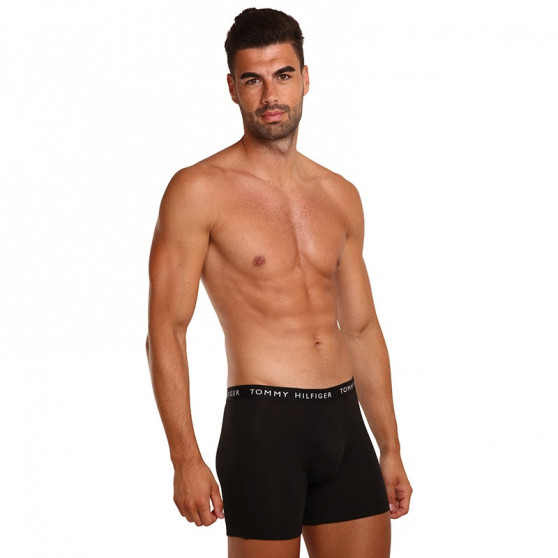 3PACK Boxers para hombre Tommy Hilfiger negro (UM0UM02204 0TE)