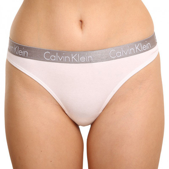 3PACK tanga de mujer Calvin Klein multicolor (QD3560E-1CZ)