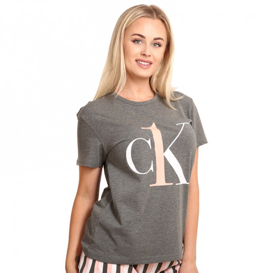 Camiseta de mujer CK ONE gris (QS6436E-1XQ)