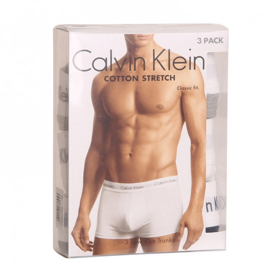 3PACK Boxers para hombre Calvin Klein multicolor (U2664G-998)