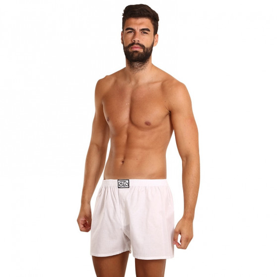 Calzones de hombre Styx classic elastic blanco (A1061)