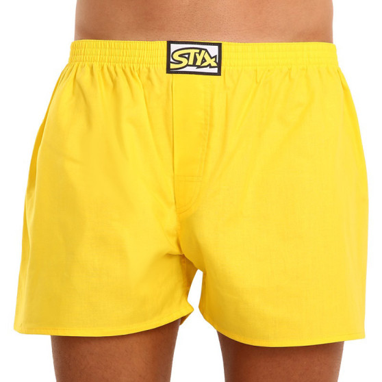 Calzones de hombre Styx goma clásica yellow (A1068)