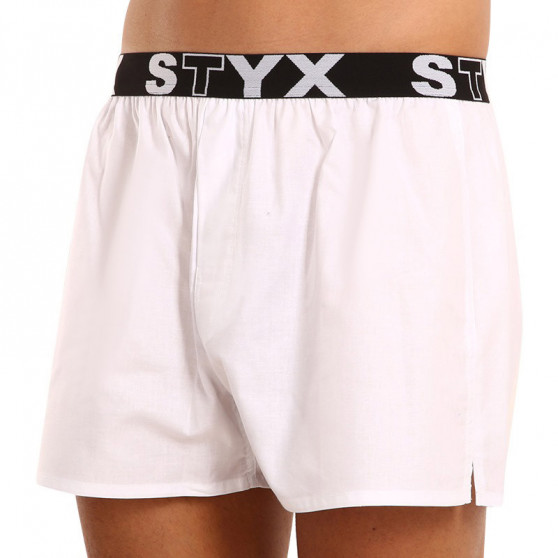 Calzones de hombre Styx sport elastic blanco (B1061)