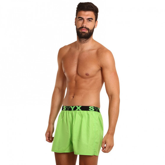 Calzones de hombre Styx sport elastic verde (B1069)